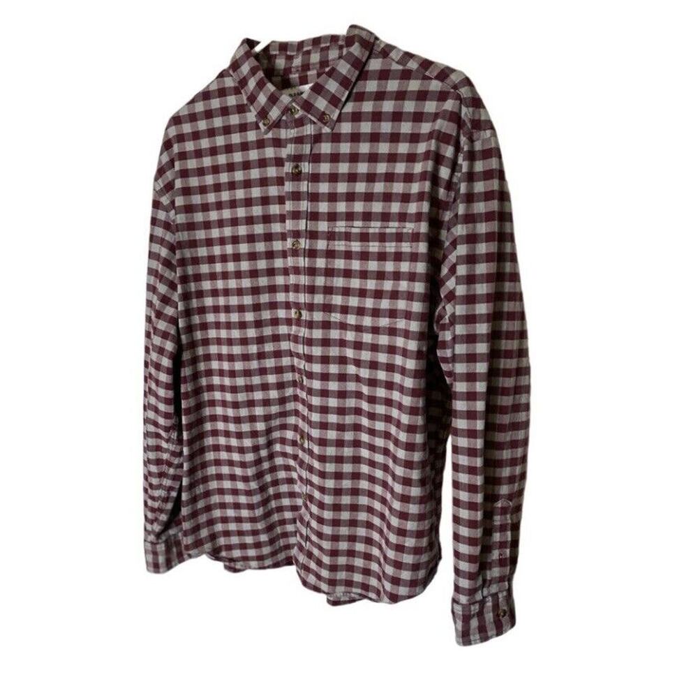 OLD NAVY Men’s XXL Everyday Button-Up Shirt Built-In Flex Plaid Regular Fit